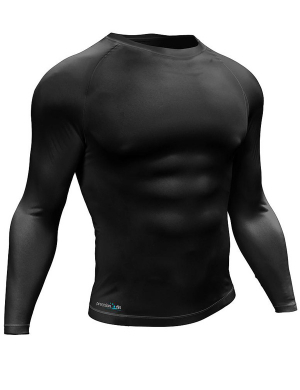 Precision Fit Baselayer Long Sleeve Top - Black